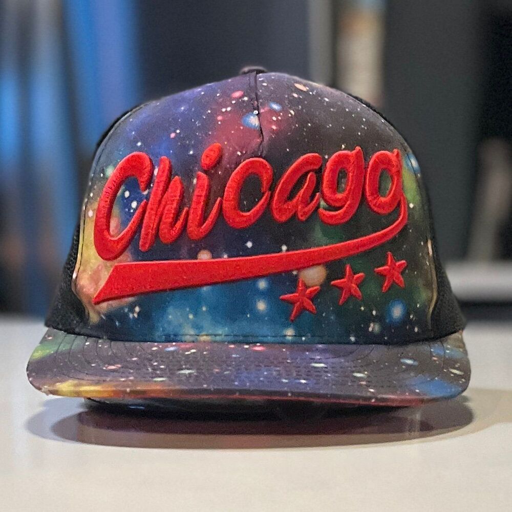 KBETHOS Chicago Snap Back Flat Brim Embroidered Hat